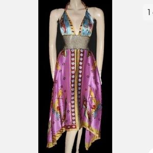 Lydia Procanic  Silk V Neck with Mesh Detail Button Back Size 10